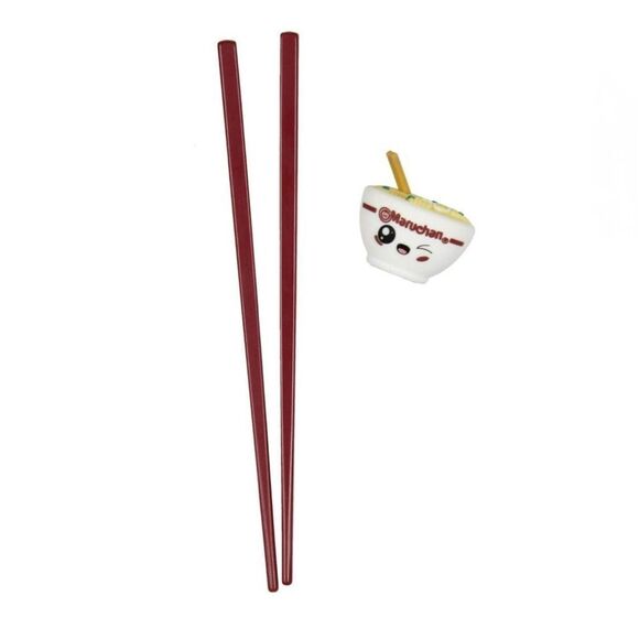Maruchan Kawaii Face Ramen Lunch 4-Piece Noodle Ramen Bowl Set w/ Chopsticks NWT - Picture 4 of 7